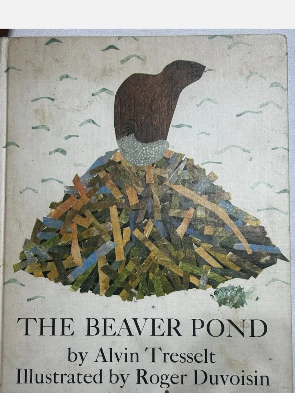 Vintage Childrens Book 1970's The Beaver Pond